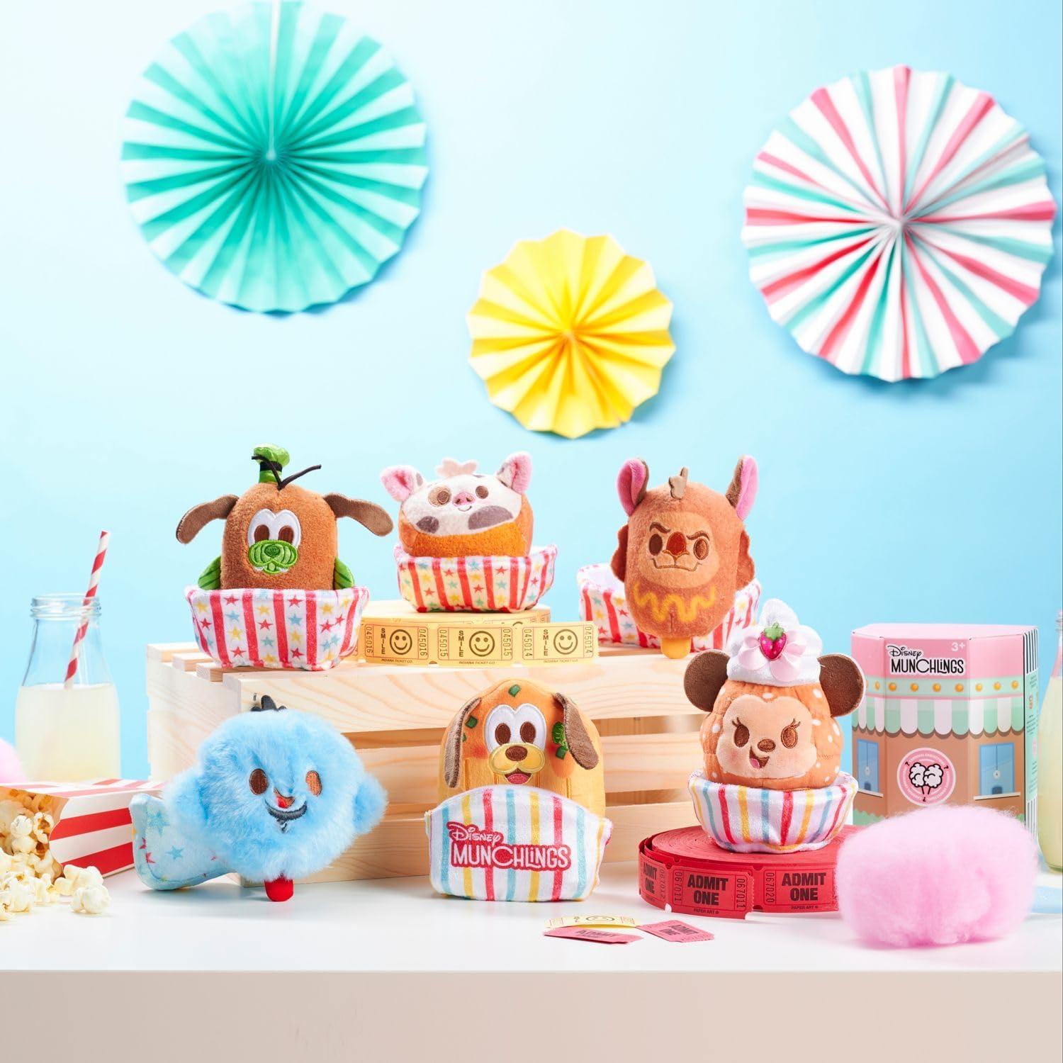 imageDisney Munchlings Terrifying Treats Collection  Mystery Box  Plush Toys  Scented  Detailed Micro Plush Sculpting Embroidered Features Soft ampamp Squeezable Fill Blind Pack 1 of 7 CharactersCarnival Confections