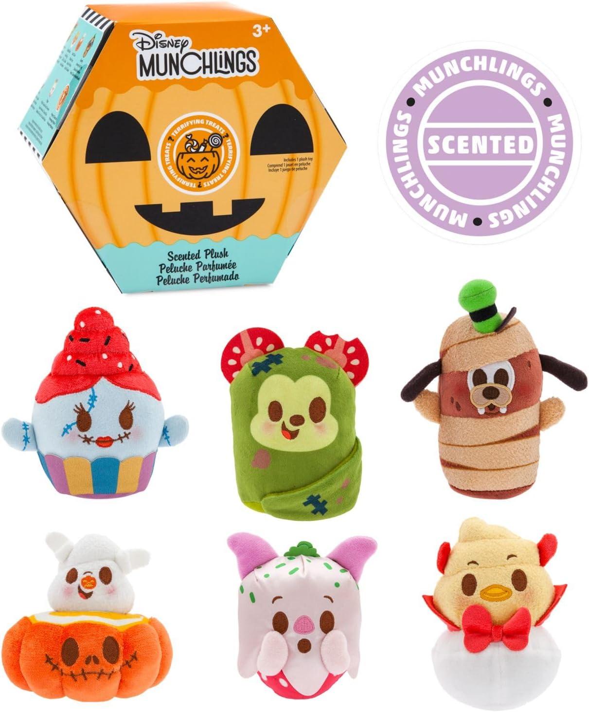 imageDisney Munchlings Terrifying Treats Collection  Mystery Box  Plush Toys  Scented  Detailed Micro Plush Sculpting Embroidered Features Soft ampamp Squeezable Fill Blind Pack 1 of 7 CharactersTerrifying Treats