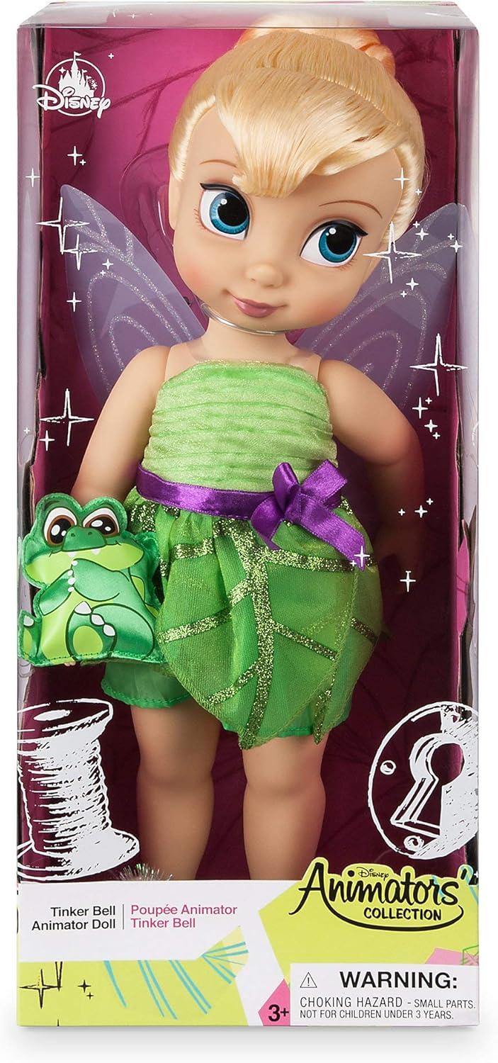 imageDisney Store Girls Animators Collection Lilo Doll  Lilo ampamp Stitch  16 Inches  Scrump with Molded Details Fully Posable Toy in Satin Dress  Suitable for Ages 3 Toy FigureTinker Bell
