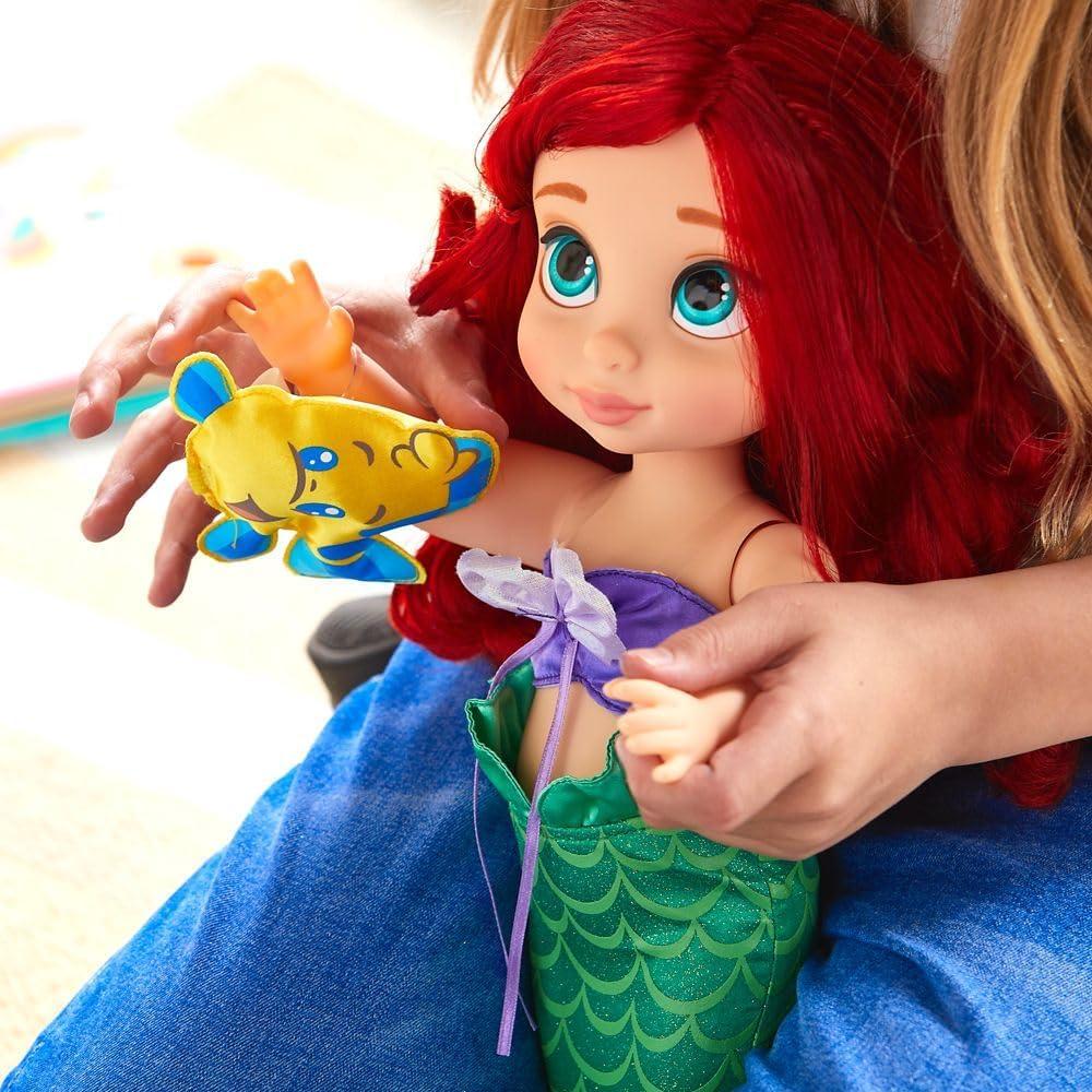 imageDisney Store Girls Animators Collection Lilo Doll  Lilo ampamp Stitch  16 Inches  Scrump with Molded Details Fully Posable Toy in Satin Dress  Suitable for Ages 3 Toy FigureAriel
