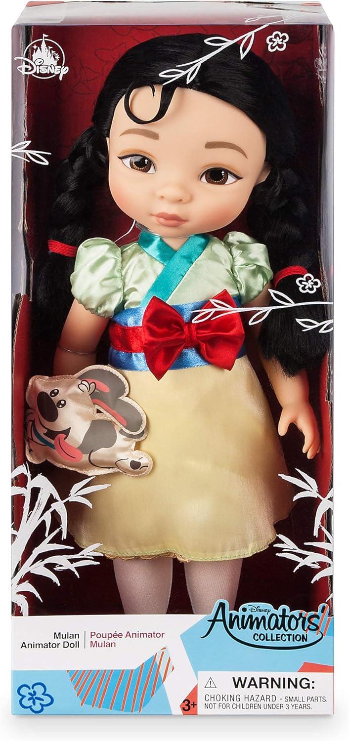 imageDisney Store Girls Animators Collection Lilo Doll  Lilo ampamp Stitch  16 Inches  Scrump with Molded Details Fully Posable Toy in Satin Dress  Suitable for Ages 3 Toy FigureMulan