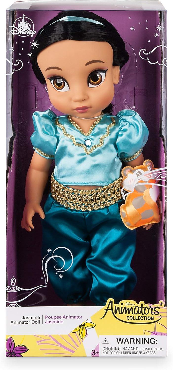 imageDisney Store Girls Animators Collection Lilo Doll  Lilo ampamp Stitch  16 Inches  Scrump with Molded Details Fully Posable Toy in Satin Dress  Suitable for Ages 3 Toy FigureJasmine