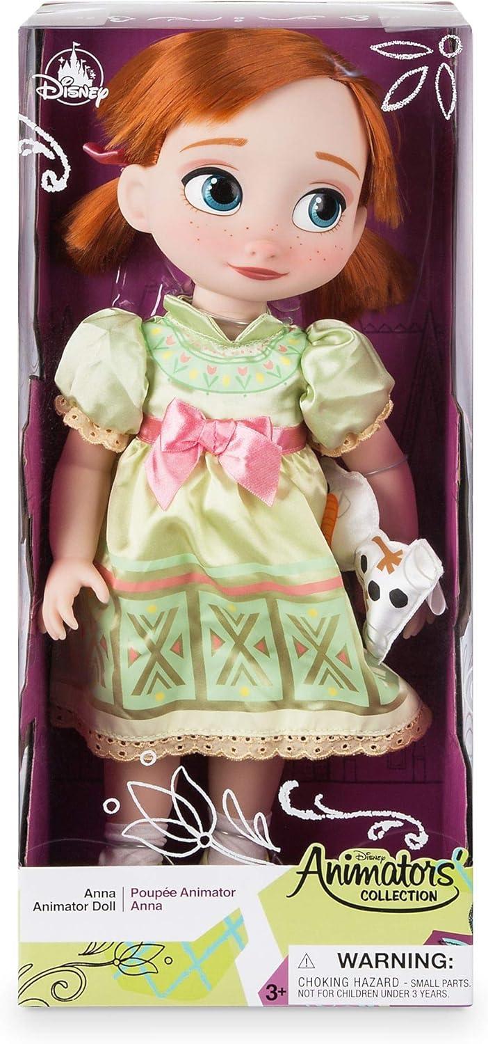 imageDisney Store Girls Animators Collection Moana Doll  16 Inches Toy Figure Molded Details Fully Posable Toy in Satin Dress  Suitable for Ages 3 Toy FigureAnna