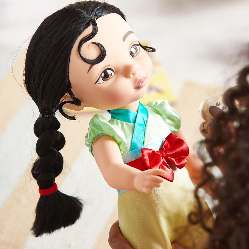 imageDisney Store Girls Animators Collection Moana Doll  16 Inches Toy Figure Molded Details Fully Posable Toy in Satin Dress  Suitable for Ages 3 Toy FigureMulan