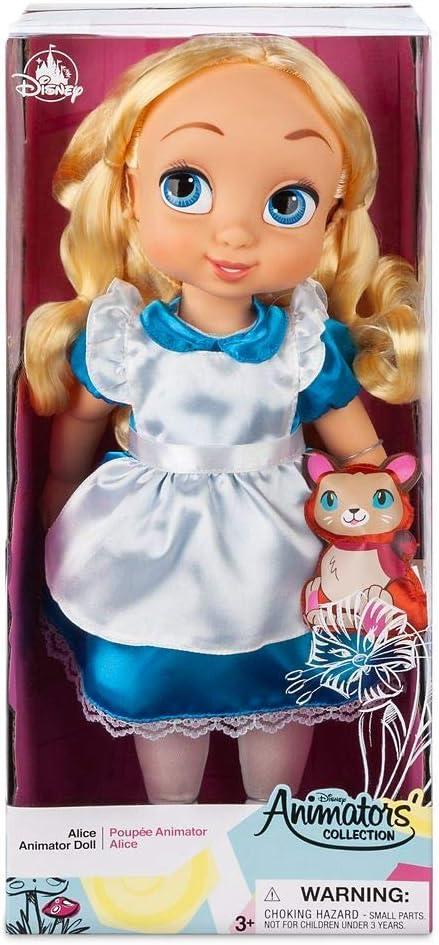 imageDisney Store Girls Animators Collection Moana Doll  16 Inches Toy Figure Molded Details Fully Posable Toy in Satin Dress  Suitable for Ages 3 Toy FigureAlice