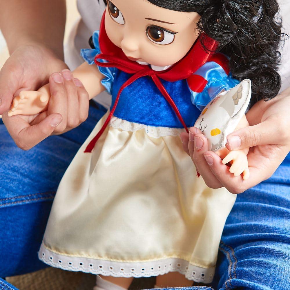 imageDisney Store Girls Animators Collection Moana Doll  16 Inches Toy Figure Molded Details Fully Posable Toy in Satin Dress  Suitable for Ages 3 Toy FigureSnow White