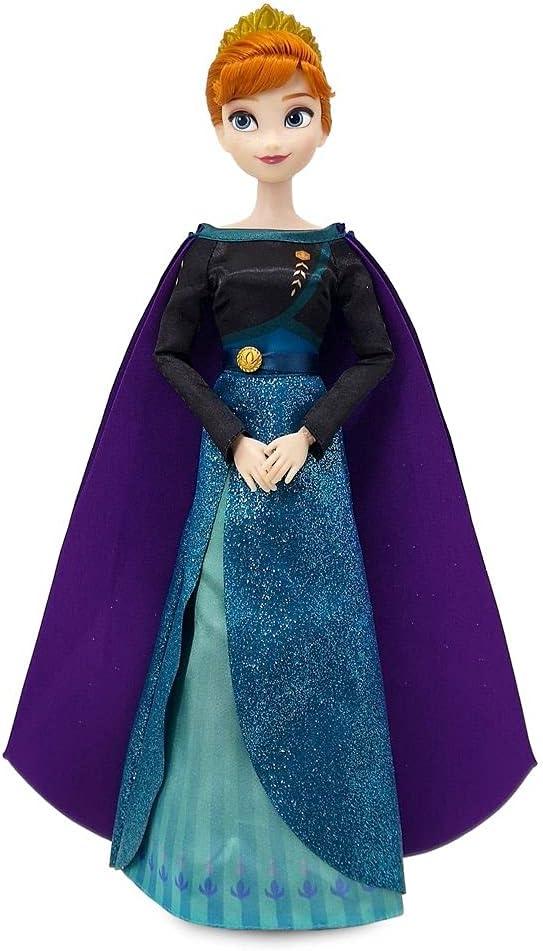 imageDisney Store Girls Princess Classic Doll Merida 11 Inches Includes Brush with Molded Details Fully Posable Toy in Classic OutfitAnna