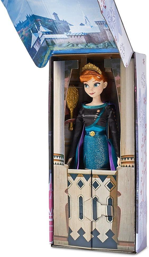 imageDisney Store Girls Princess Classic Doll Merida 11 Inches Includes Brush with Molded Details Fully Posable Toy in Classic OutfitAnna