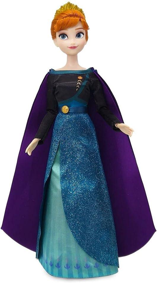 imageDisney Store Girls Princess Classic Doll Merida 11 Inches Includes Brush with Molded Details Fully Posable Toy in Classic OutfitAnna