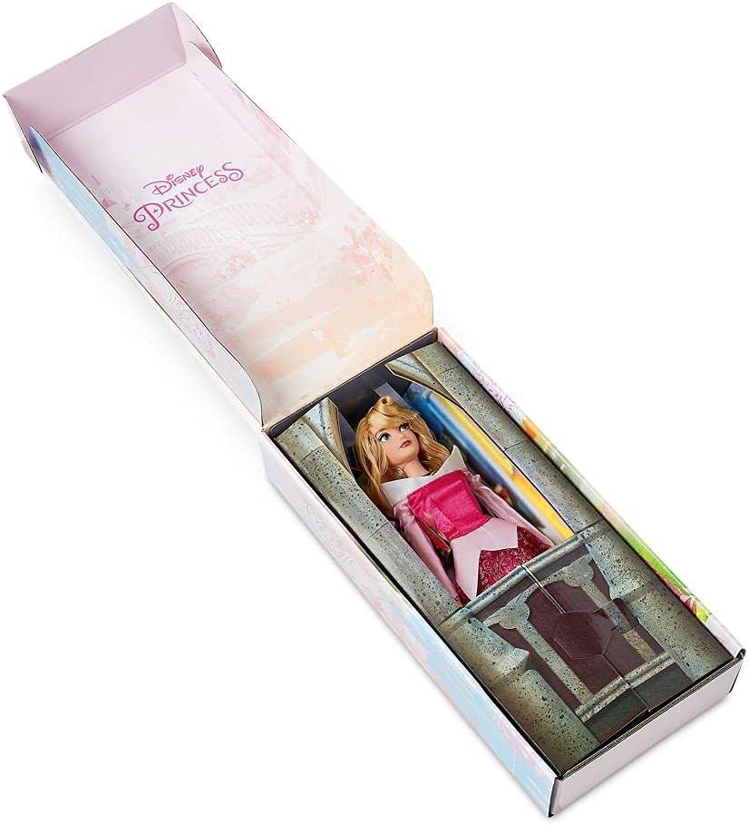 imageDisney Store Girls Princess Classic Doll Merida 11 Inches Includes Brush with Molded Details Fully Posable Toy in Classic OutfitAurora