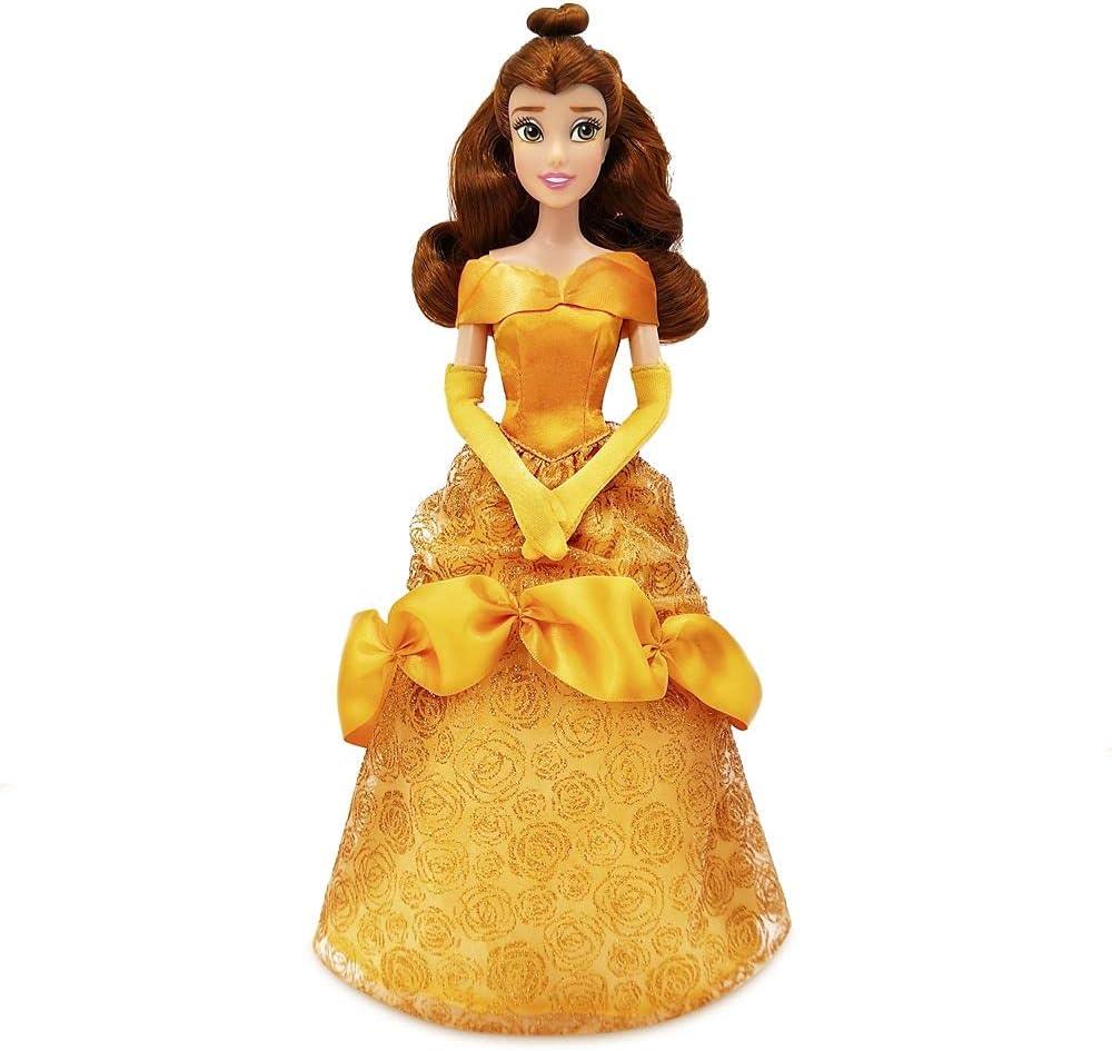 imageDisney Store Girls Princess Classic Doll Merida 11 Inches Includes Brush with Molded Details Fully Posable Toy in Classic OutfitBelle