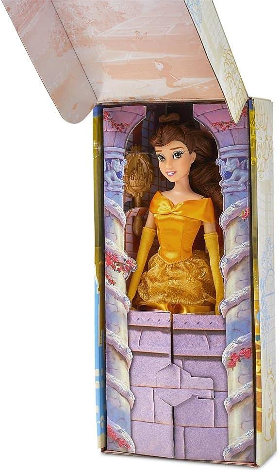 imageDisney Store Girls Princess Classic Doll Merida 11 Inches Includes Brush with Molded Details Fully Posable Toy in Classic OutfitBelle