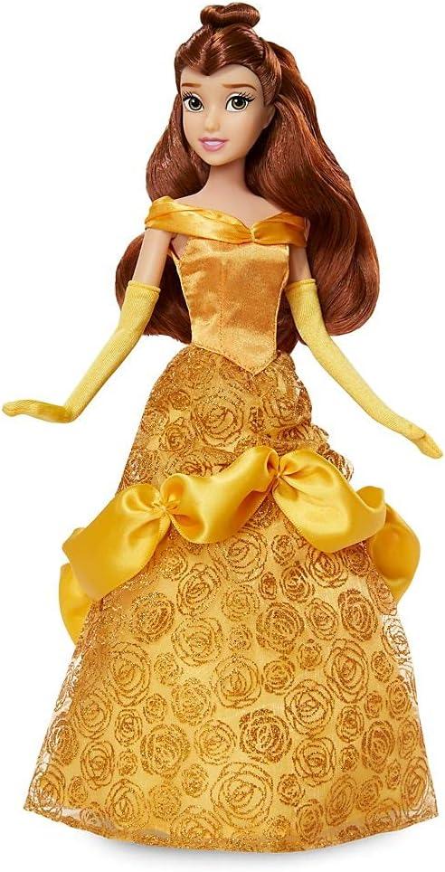 imageDisney Store Girls Princess Classic Doll Merida 11 Inches Includes Brush with Molded Details Fully Posable Toy in Classic OutfitBelle