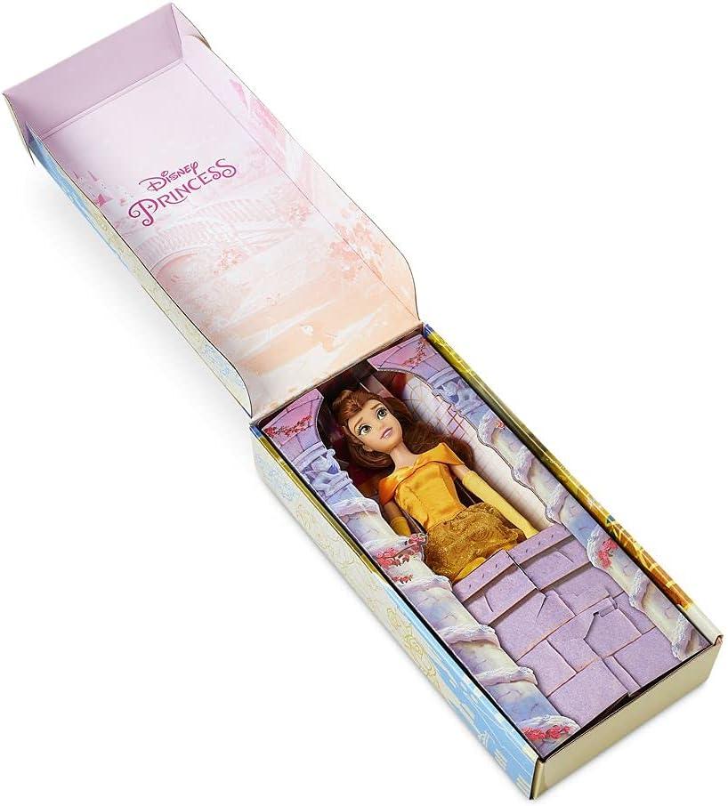 imageDisney Store Girls Princess Classic Doll Merida 11 Inches Includes Brush with Molded Details Fully Posable Toy in Classic OutfitBelle
