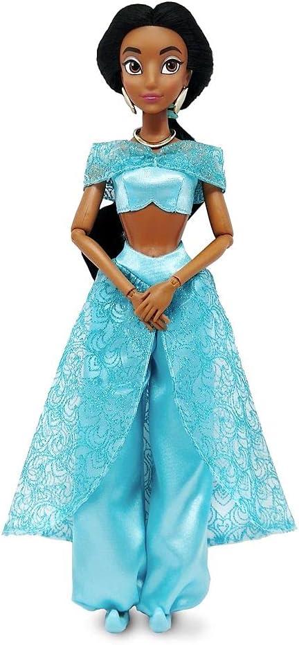 imageDisney Store Girls Princess Classic Doll Merida 11 Inches Includes Brush with Molded Details Fully Posable Toy in Classic OutfitJasmine