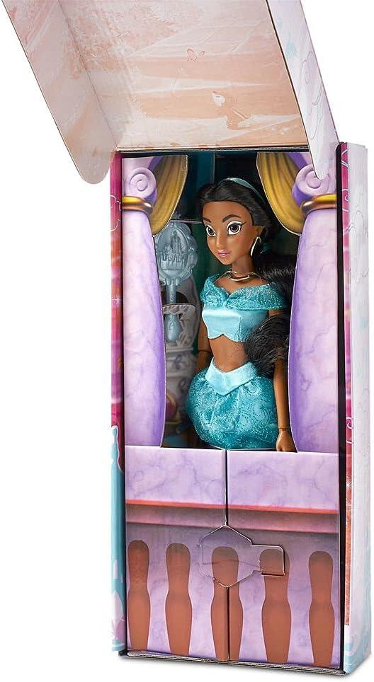 imageDisney Store Girls Princess Classic Doll Merida 11 Inches Includes Brush with Molded Details Fully Posable Toy in Classic OutfitJasmine