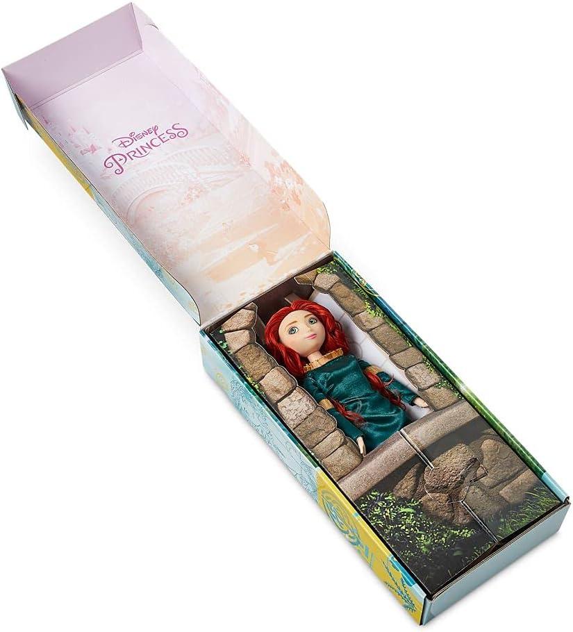imageDisney Store Girls Princess Classic Doll Merida 11 Inches Includes Brush with Molded Details Fully Posable Toy in Classic OutfitMerida