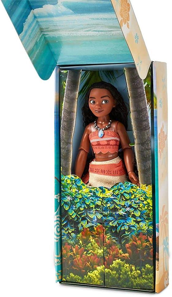 imageDisney Store Girls Princess Classic Doll Merida 11 Inches Includes Brush with Molded Details Fully Posable Toy in Classic OutfitMoana