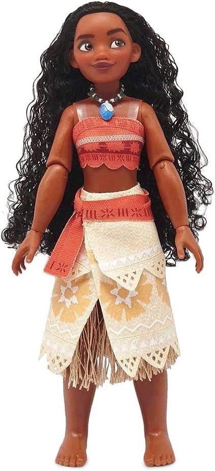 imageDisney Store Girls Princess Classic Doll Merida 11 Inches Includes Brush with Molded Details Fully Posable Toy in Classic OutfitMoana