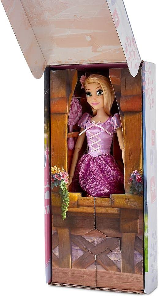 imageDisney Store Girls Princess Classic Doll Merida 11 Inches Includes Brush with Molded Details Fully Posable Toy in Classic OutfitRapunzel