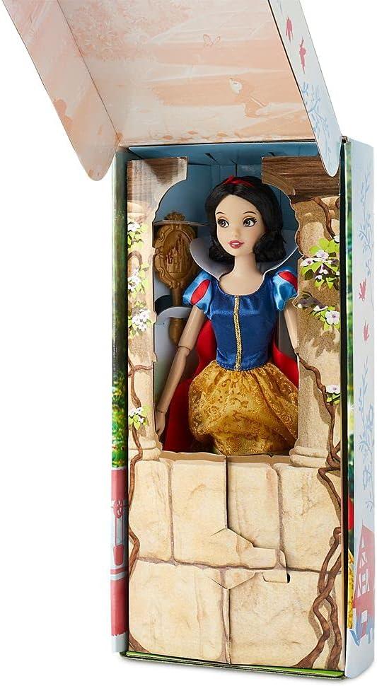 imageDisney Store Girls Princess Classic Doll Merida 11 Inches Includes Brush with Molded Details Fully Posable Toy in Classic OutfitSnow White
