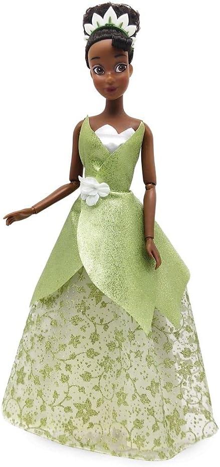 imageDisney Store Girls Princess Classic Doll Merida 11 Inches Includes Brush with Molded Details Fully Posable Toy in Classic OutfitTiana