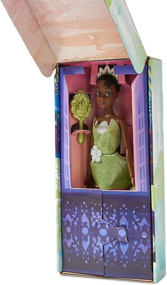 imageDisney Store Girls Princess Classic Doll Merida 11 Inches Includes Brush with Molded Details Fully Posable Toy in Classic OutfitTiana