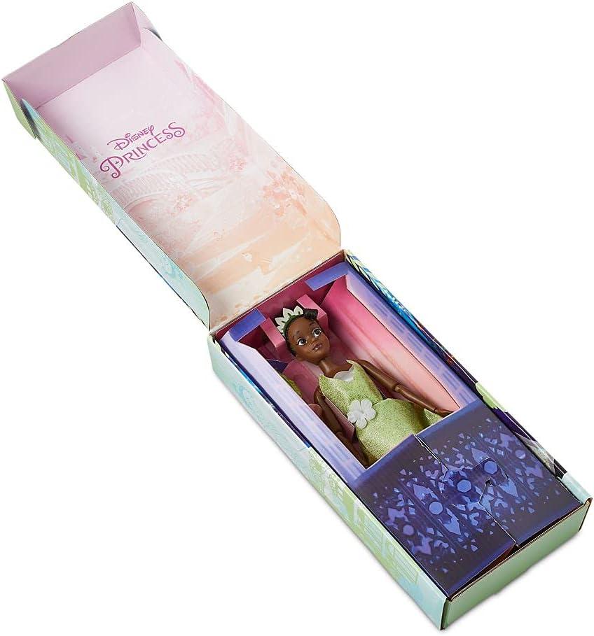 imageDisney Store Girls Princess Classic Doll Merida 11 Inches Includes Brush with Molded Details Fully Posable Toy in Classic OutfitTiana