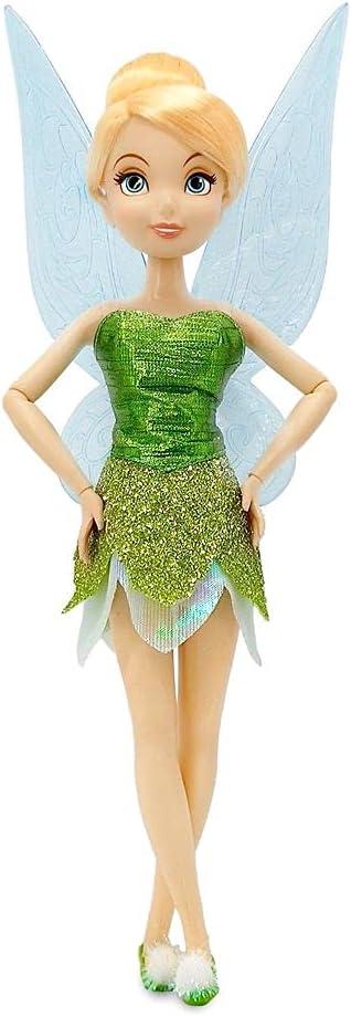 imageDisney Store Girls Princess Classic Doll Merida 11 Inches Includes Brush with Molded Details Fully Posable Toy in Classic OutfitTinker Bell