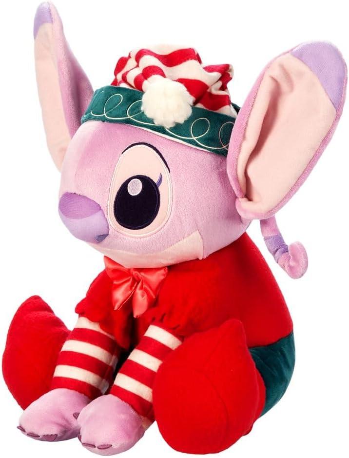imageDisney Store Holiday Plush  Angel Stuffed Animals with Embroidered Details Plush Sculpting Christmas Collection Soft Toys Suitable for All Ages