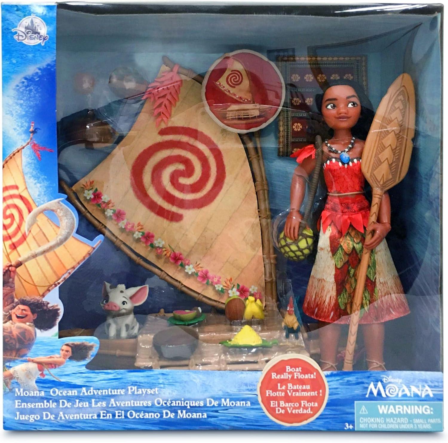 imageDisney Store Moana Ocean Adventure Classic Doll Play Set