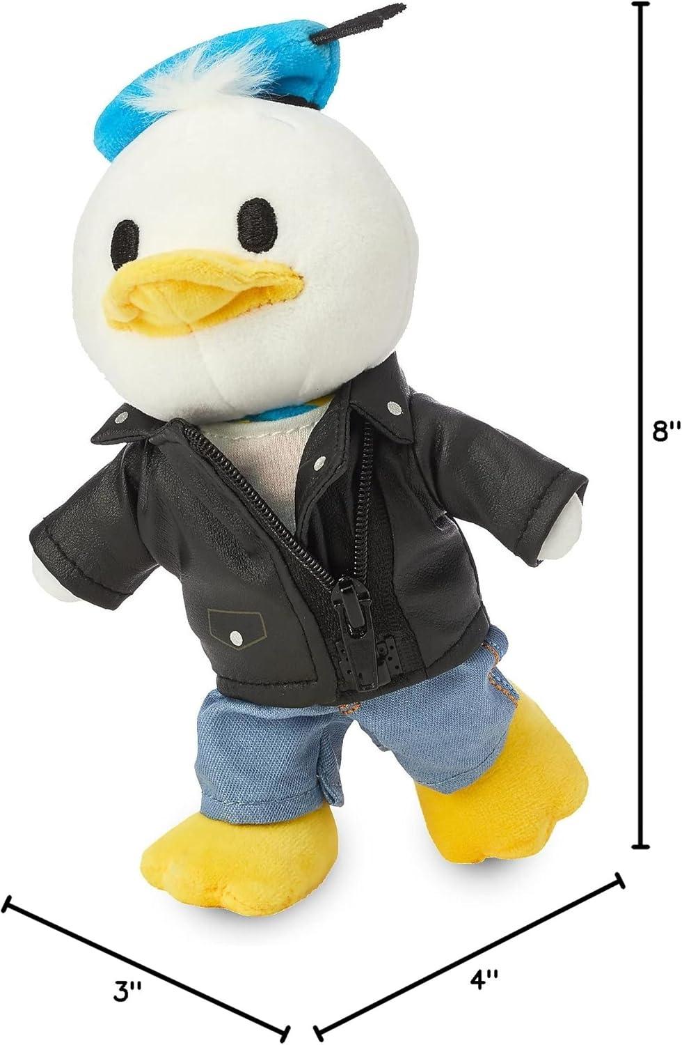 imageDisney Store Official Angel nuiMOs Plushie  Soft Plush with Embroidered Features Poseable Hands ampamp Turning Head Magnetic Hands for Holding 6 Inches Dress Up with nuiMOs OutfitsDonald
