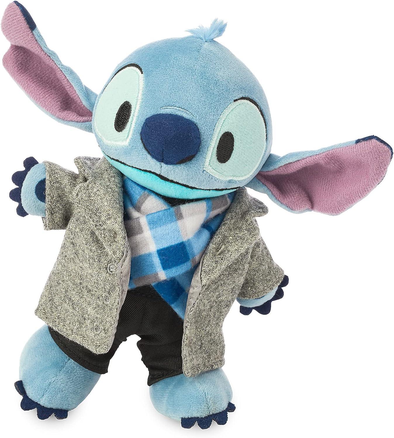 imageDisney Store Official Angel nuiMOs Plushie  Soft Plush with Embroidered Features Poseable Hands ampamp Turning Head Magnetic Hands for Holding 6 Inches Dress Up with nuiMOs OutfitsStitch