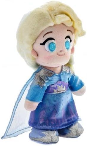 imageDisney Store Official Angel nuiMOs Plushie  Soft Plush with Embroidered Features Poseable Hands ampamp Turning Head Magnetic Hands for Holding 6 Inches Dress Up with nuiMOs OutfitsElsa