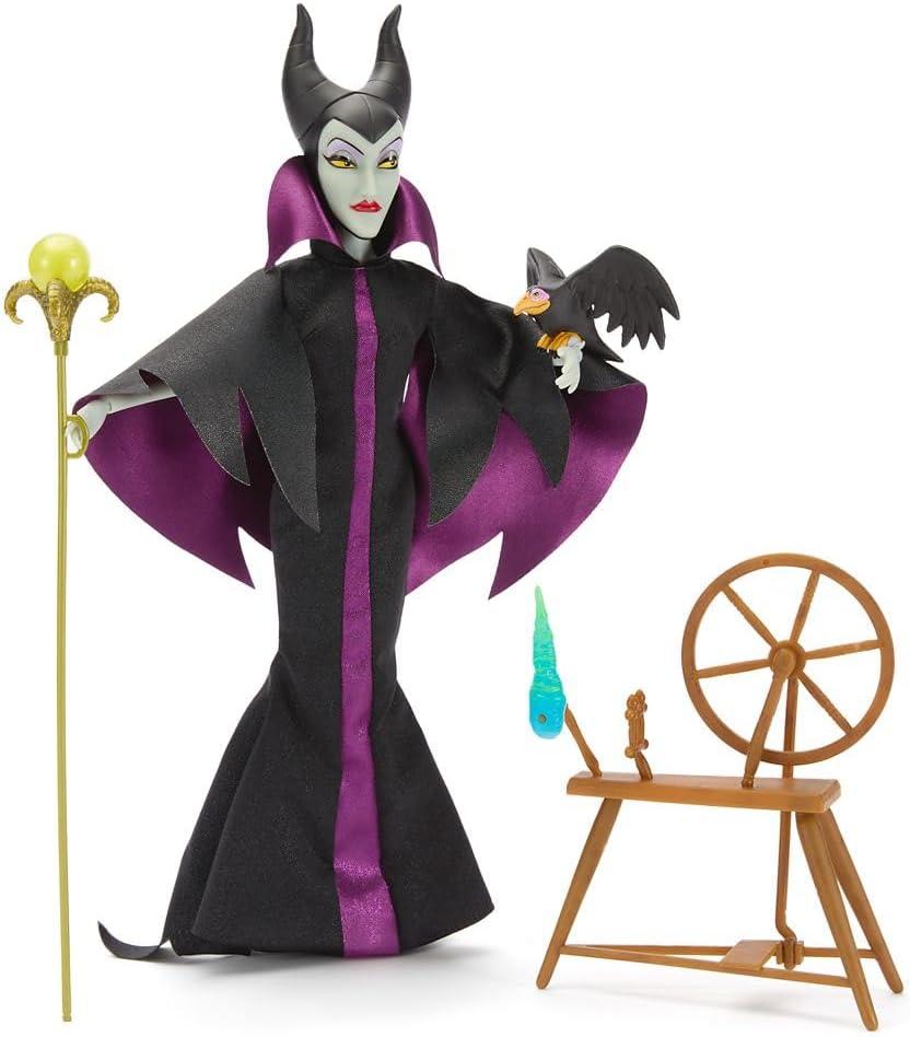 imageDisney Store Official Aurora Classic Doll Gift Set  Sleeping Beauty Play Set  Disney Princess Toys Playset Featuring Aurora Prince Phillip ampamp Maleficent Dolls with Accessories