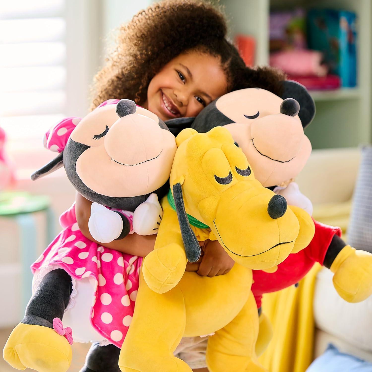 imageDisney Store Official Cuddleez Plush  Pluto  Big Plush  Super Soft ampamp Huggable Toy for Fans ampamp Kids of All Ages  Perfect Collectible Gift Plushy Toy