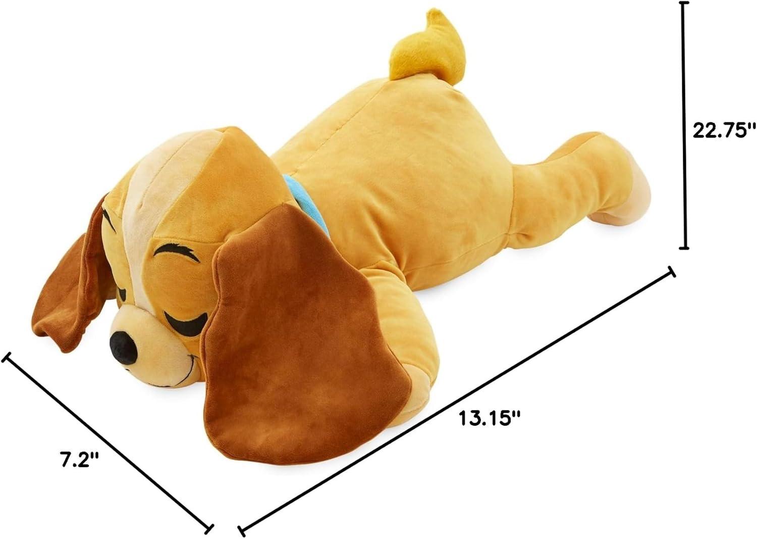 imageDisney Store Official Cuddleez Plush  Stitch  Big Plush  Super Soft ampamp Huggable Toy for Fans ampamp Kids of All Ages  Perfect Collectible Gift PlushyLady