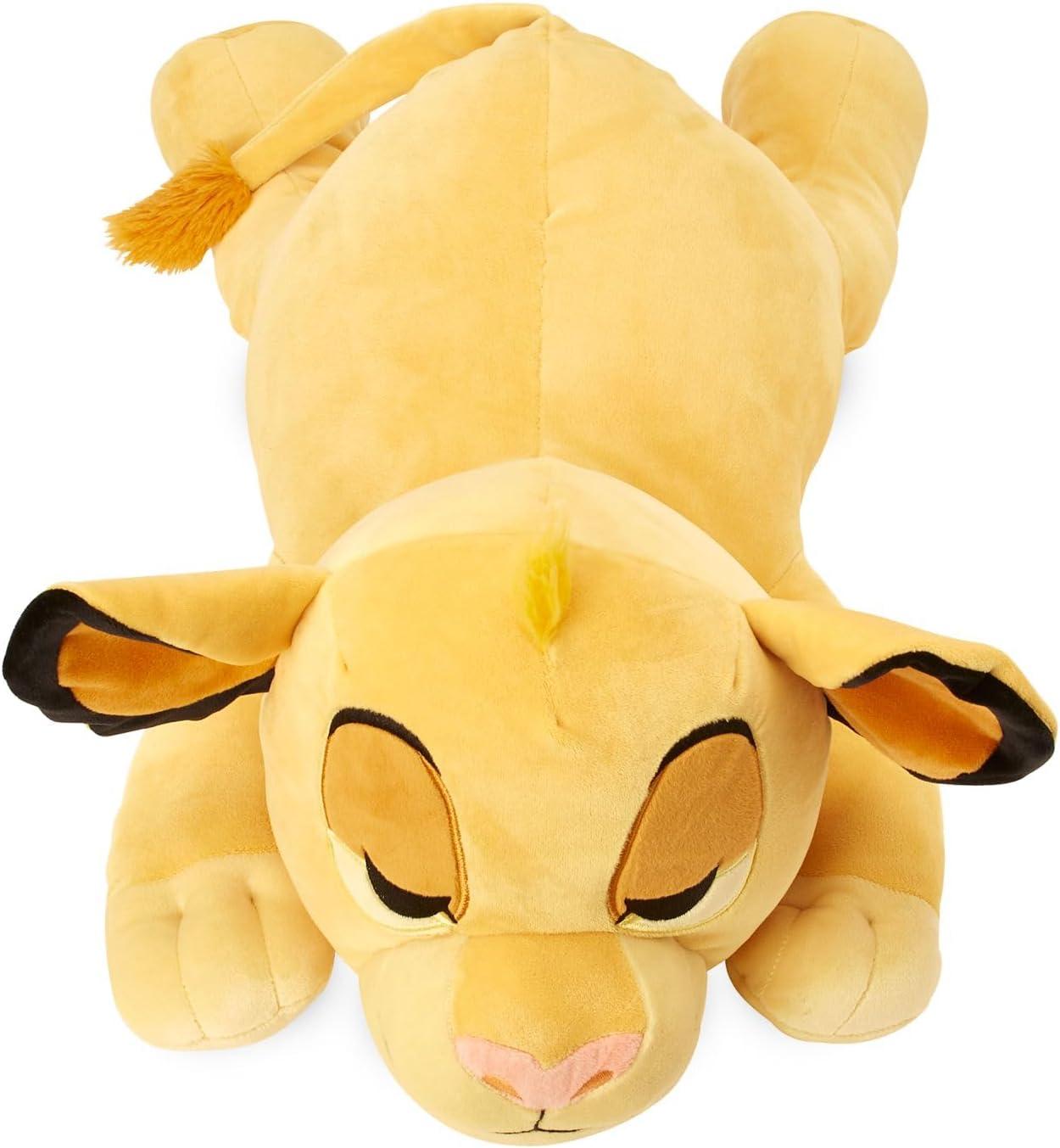 imageDisney Store Official Cuddleez Plush  Stitch  Big Plush  Super Soft ampamp Huggable Toy for Fans ampamp Kids of All Ages  Perfect Collectible Gift PlushySimba
