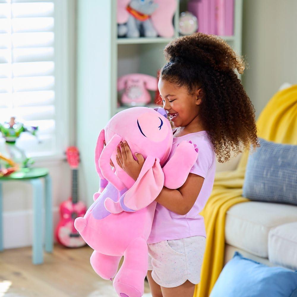 imageDisney Store Official Cuddleez Plush  Stitch  Big Plush  Super Soft ampamp Huggable Toy for Fans ampamp Kids of All Ages  Perfect Collectible Gift PlushyAngel