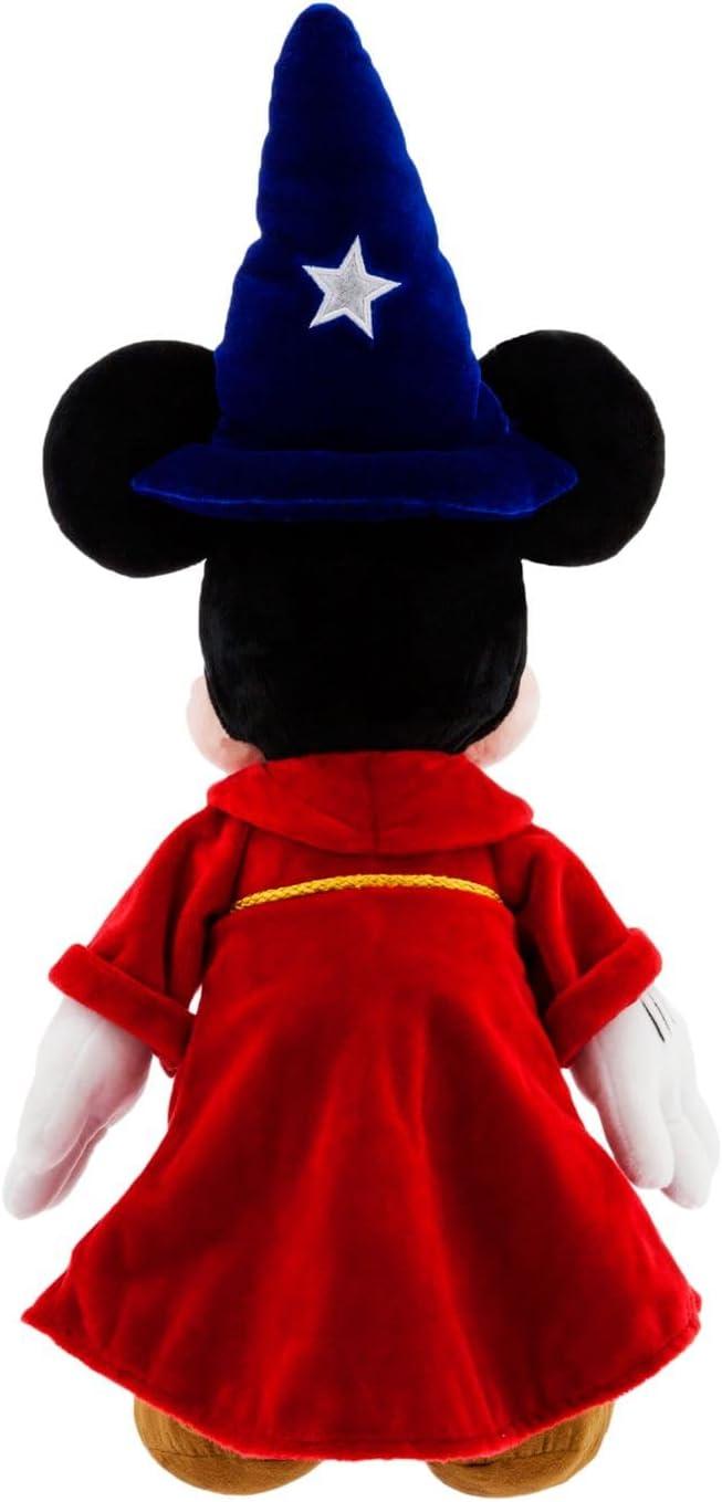 imageDisney Store Official Fantasia Collection Medium 22Inch Sorcerer Mickey Mouse Plush  Authentic Soft ampamp Cuddly Toy  Ideal for Fans ampamp Kids