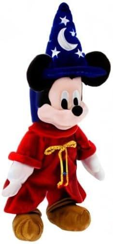 imageDisney Store Official Fantasia Collection Medium 22Inch Sorcerer Mickey Mouse Plush  Authentic Soft ampamp Cuddly Toy  Ideal for Fans ampamp Kids
