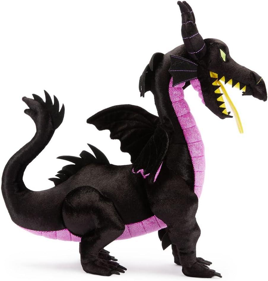 imageDisney Store Official Maleficent Dragon Plush  Dragon Stuffed Animal  Soft Disney Plush Toys with Embroidered Features ampamp Iridescent Accents  14 Inch Plushy  Part of Disney Villains Collection