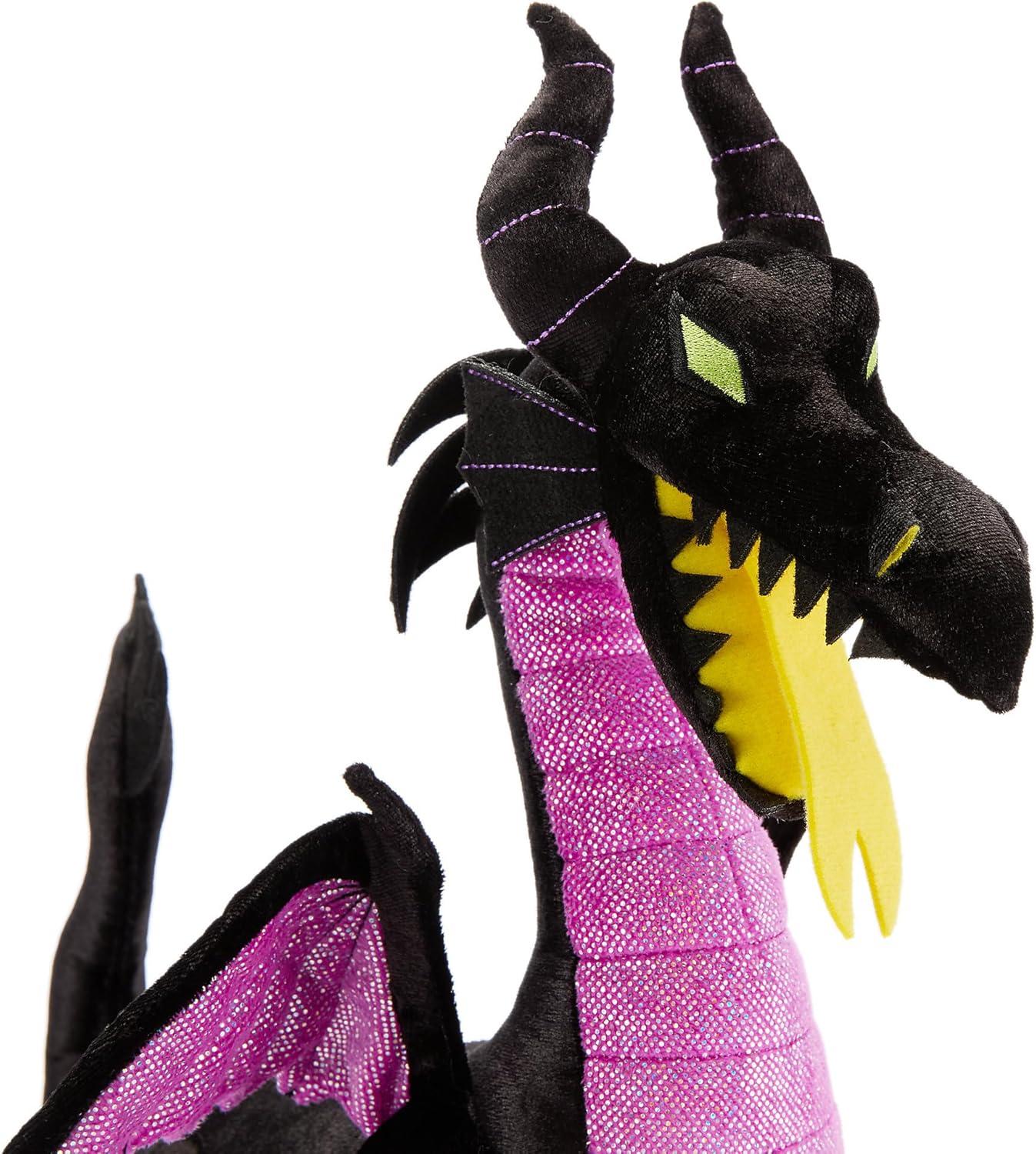 imageDisney Store Official Maleficent Dragon Plush  Dragon Stuffed Animal  Soft Disney Plush Toys with Embroidered Features ampamp Iridescent Accents  14 Inch Plushy  Part of Disney Villains Collection