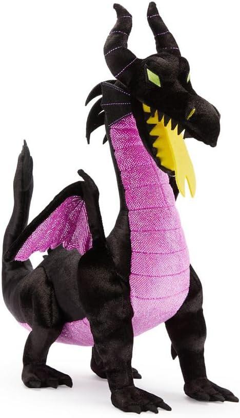 imageDisney Store Official Maleficent Dragon Plush  Dragon Stuffed Animal  Soft Disney Plush Toys with Embroidered Features ampamp Iridescent Accents  14 Inch Plushy  Part of Disney Villains Collection