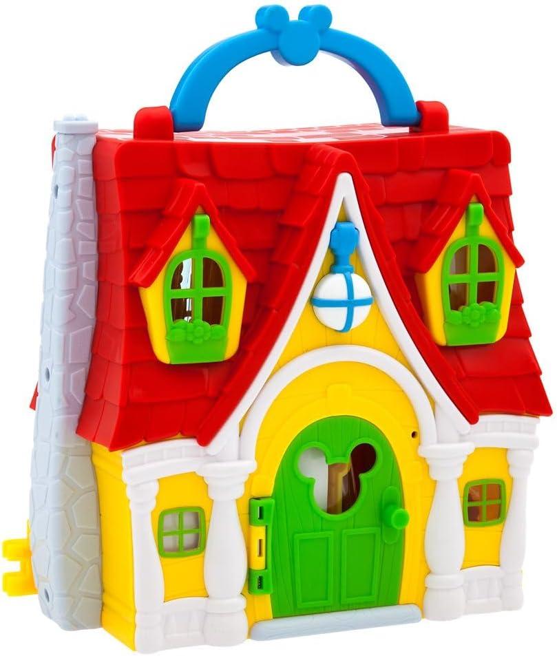 imageDisney Store Official Mickey Mouse Clubhouse Toys Play Set  Interactive Playhouse Junior Mickey Mouse Toys  Poseable Mickey ampamp Pluto Figures 13Piece Set Perfect for ToddlersMickey Mouse
