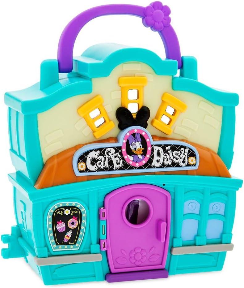 imageDisney Store Official Mickey Mouse Clubhouse Toys Play Set  Interactive Playhouse Junior Mickey Mouse Toys  Poseable Mickey ampamp Pluto Figures 13Piece Set Perfect for ToddlersDaisy Duck