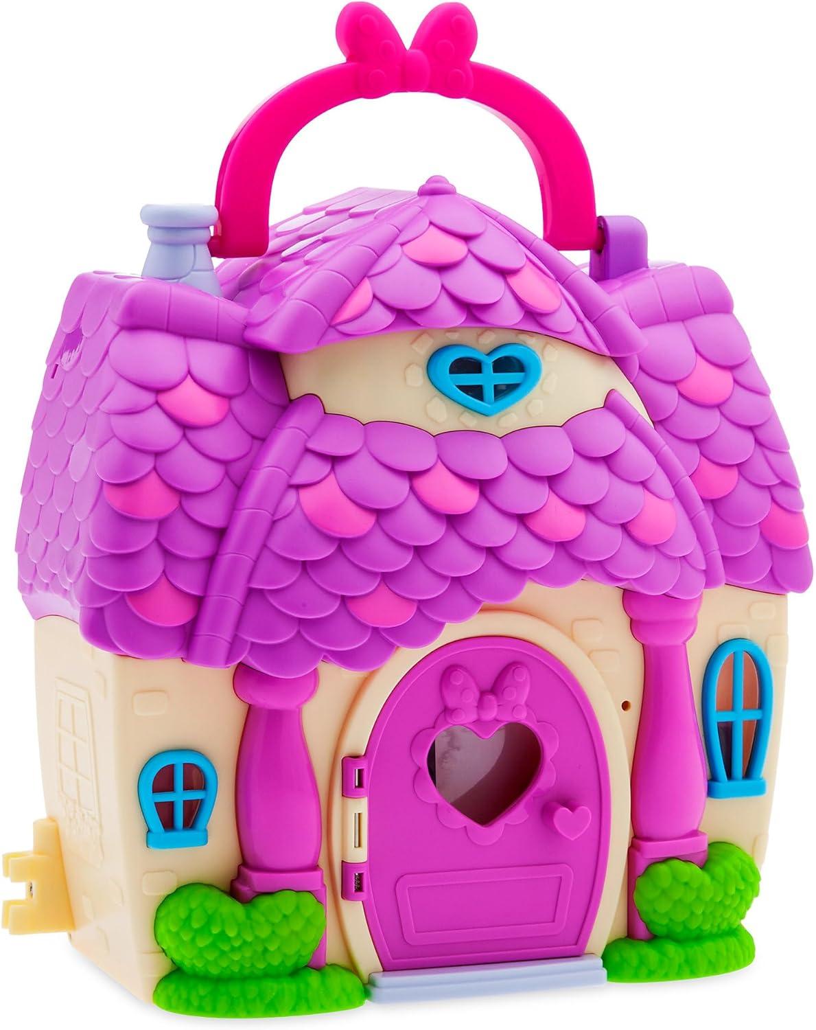 imageDisney Store Official Mickey Mouse Clubhouse Toys Play Set  Interactive Playhouse Junior Mickey Mouse Toys  Poseable Mickey ampamp Pluto Figures 13Piece Set Perfect for ToddlersMinnie Mouse
