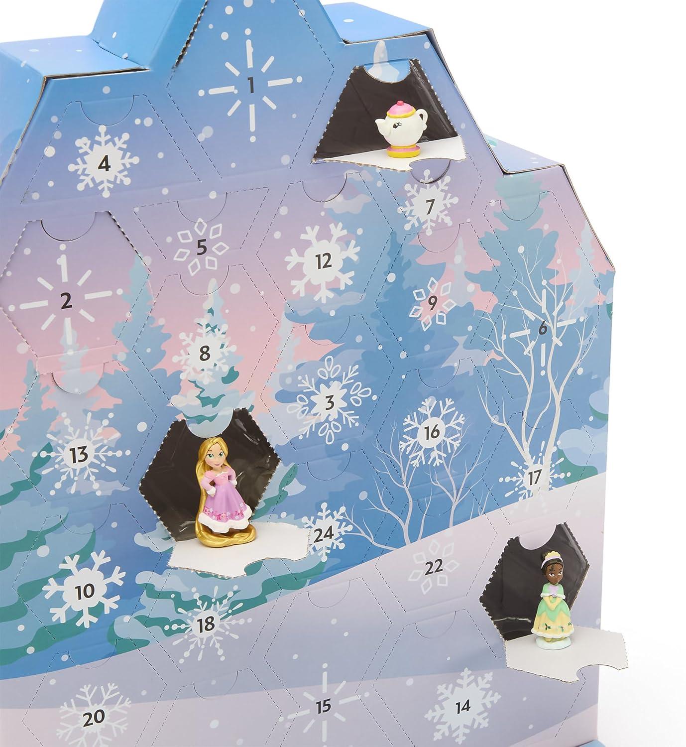 imageDisney Store Official Once Upon a Story 24Day Countdown Calendar Micro Figure Set ampamp Props  Christmas Advent Calendar 2025  Characters from Frozen Beauty ampamp The Beast Tangled ampamp More