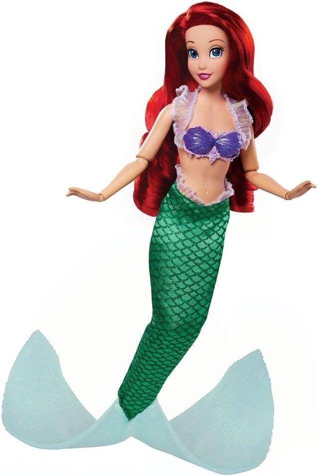 imageDisney Store Official Princess Story Doll  Tinker Bell from Peter Pan 11 Inches Includes Coloring Area and Additional Dress Classic Outfit Perfect for GirlsAriel