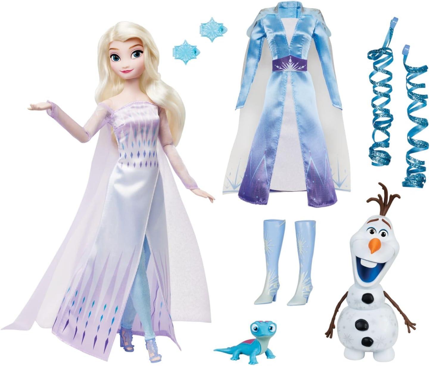 imageDisney Store Official Princess Story Doll  Tinker Bell from Peter Pan 11 Inches Includes Coloring Area and Additional Dress Classic Outfit Perfect for GirlsElsa